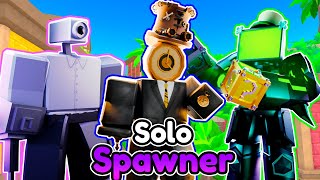 ¡SOLO PUEDO UTILIZAR UNIDADES SPAWNER! | (Toilet Tower Defense) Roblox