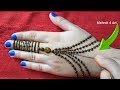 Simple easy and beautiful jewellery style mehndi design   mehndi 4 art