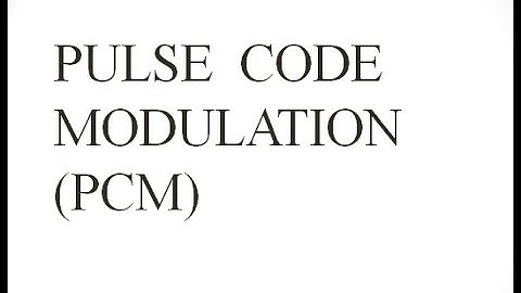 PCM INTRODUCTION,[KTU S6],MODULE 1( PART 2),WHAT IS PULSE CODE MODULATION digital communication