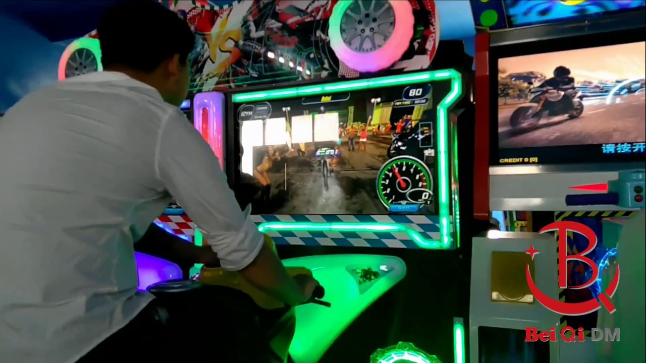 Arcade Luxury TT Motor Racing Game Machine - YouTube