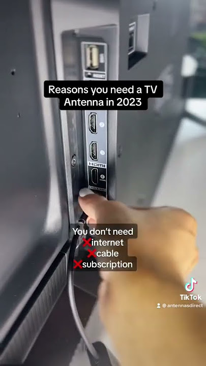 There are SOOOO MANY reasons you need a TV antenna in 2023!!