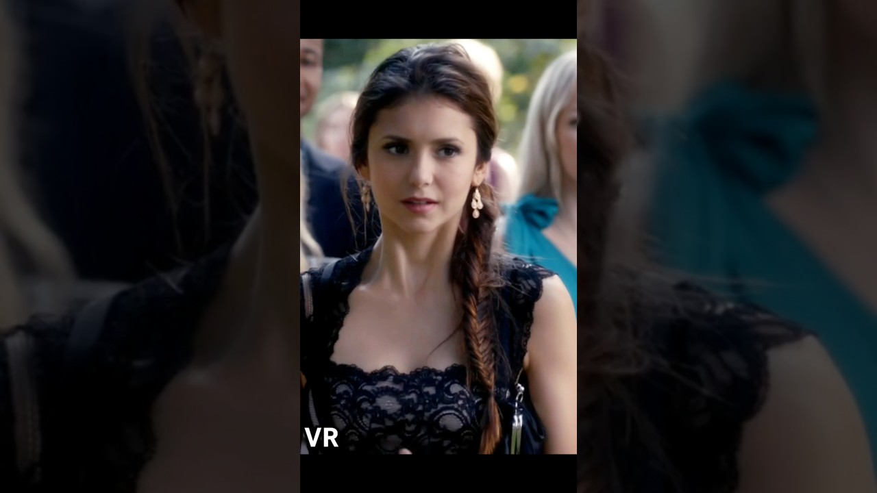 Damon and Elena at Miss Mystic falls 