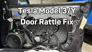 Tesla Model 3/Y Door Rattle Fix