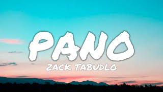 Video thumbnail of "Zack Tabudlo - Pano (Lyrics)"