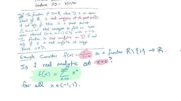 Advanced calculus 2 lecture 23