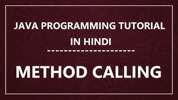 Methods in Java (Hindi) | What is method? | Methods Syntax & Example in java for beginners in Hindi