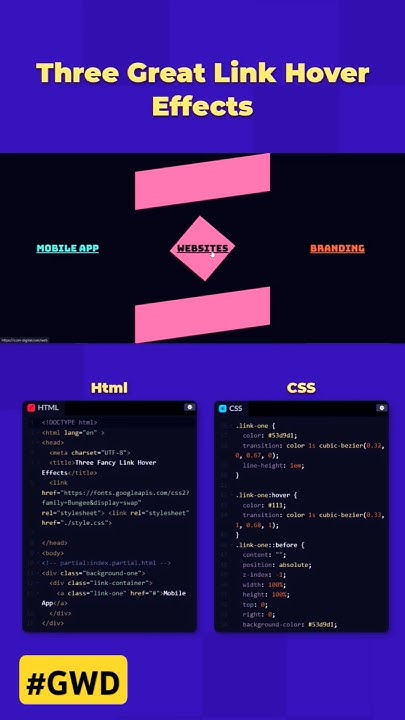 Hover Effect || Mouse Hover #css #coding #javascript #webdesign #shorts ...