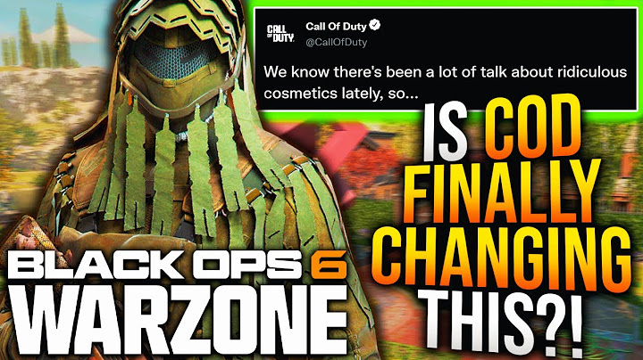 Call Of Duty Is FINALLY LISTENING...