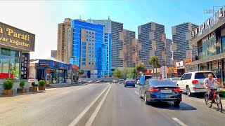 Красивые улицы Баку - Автомобильный тур -  Азербайджан (11 сентября 2021) 4k Driving Tour - Baku