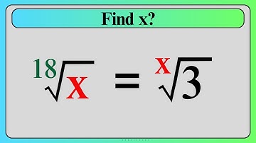 Nice Root Math Simplification | Find the Value of X