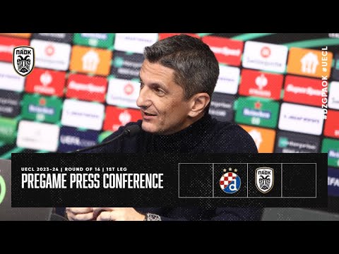 Pregame: Press Conference: Dinamo Zagreb Vs PAOK FC – PAOK TV