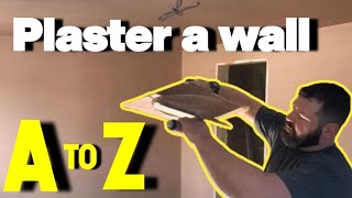 DIY Plaster a wall like a Pro | In depth guide with timings and touch tests