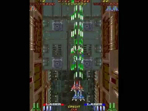 Gunlock/RayForce 2 player Netplay arcade game 60fps