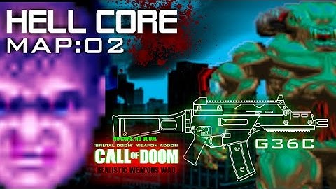 ESCAPE FROM DEAD CITY. [ Modern Warfare DOOM ]  X  [ HELL CORE wad ]  Playing Demo : Level 2