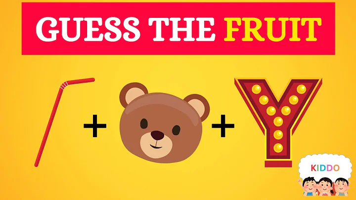 Guess the FRUIT By Emoji?🍎[Emoji Quiz][KIDDO] || Quiz Kiddo