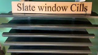 Celebrity Bespoke slate window cills made and cut in UK Profile