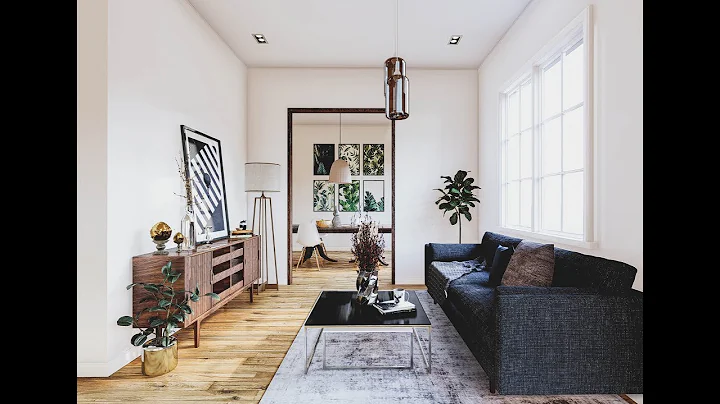 LUMION 8 rendering #2 interior scandinavian living room