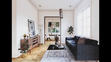 LUMION 8 rendering #2 interior scandinavian living room