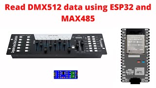 Read DMX512 data using ESP32