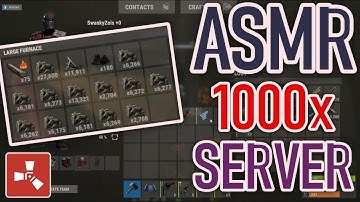 🎮 Gaming ASMR 😴 Rust 🎮 Base Building On a 1000x Server! 💤💤💤
