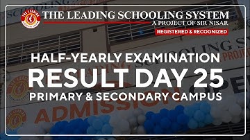 Half-Yearly Result Day – Primary & Secondary - Session 2025-26 | The Leading Schooling System 