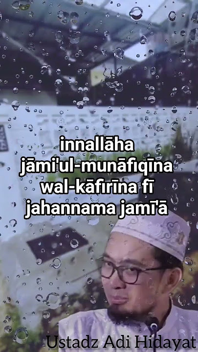 semoga kita bukan termasuk orang munafik #ustadzadihidayatofficial #ustadzadihidayat