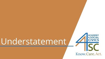 Understatement: Just a Few Letters - Rhetoric | Academy 4 Social Change