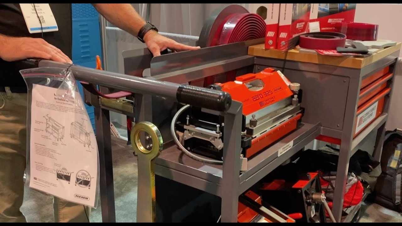 Motion Conveyor Belt Repair Station - YouTube