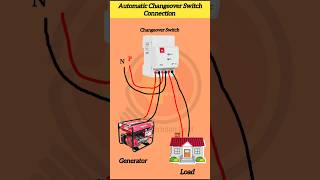 Automatic Changeover Switch Connection ⚡ | ACCL Wiring Guide #shorts