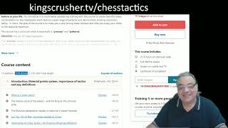 The Complete Guide to Chess Tactics || A mega-crushing new chess tactics course by Kingscrusher screenshot 1