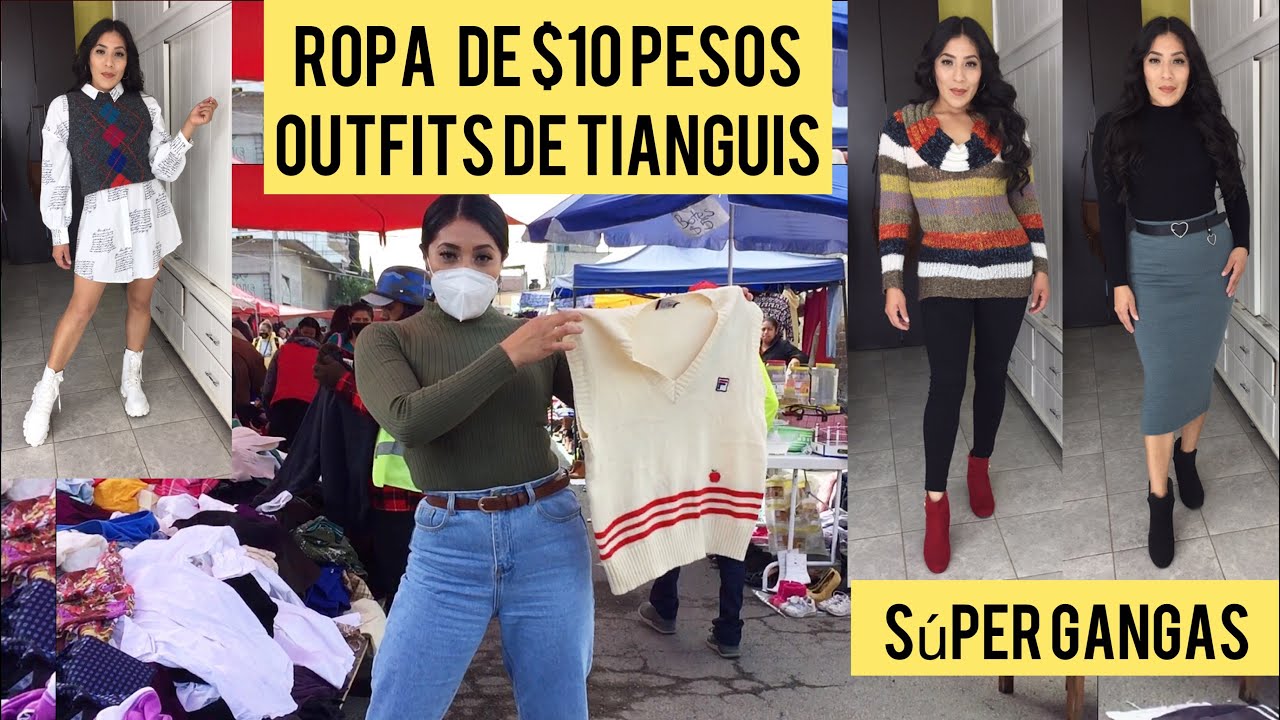 Tianguis - Ropa de $10 pesos súper gangas vamos a cómpralo