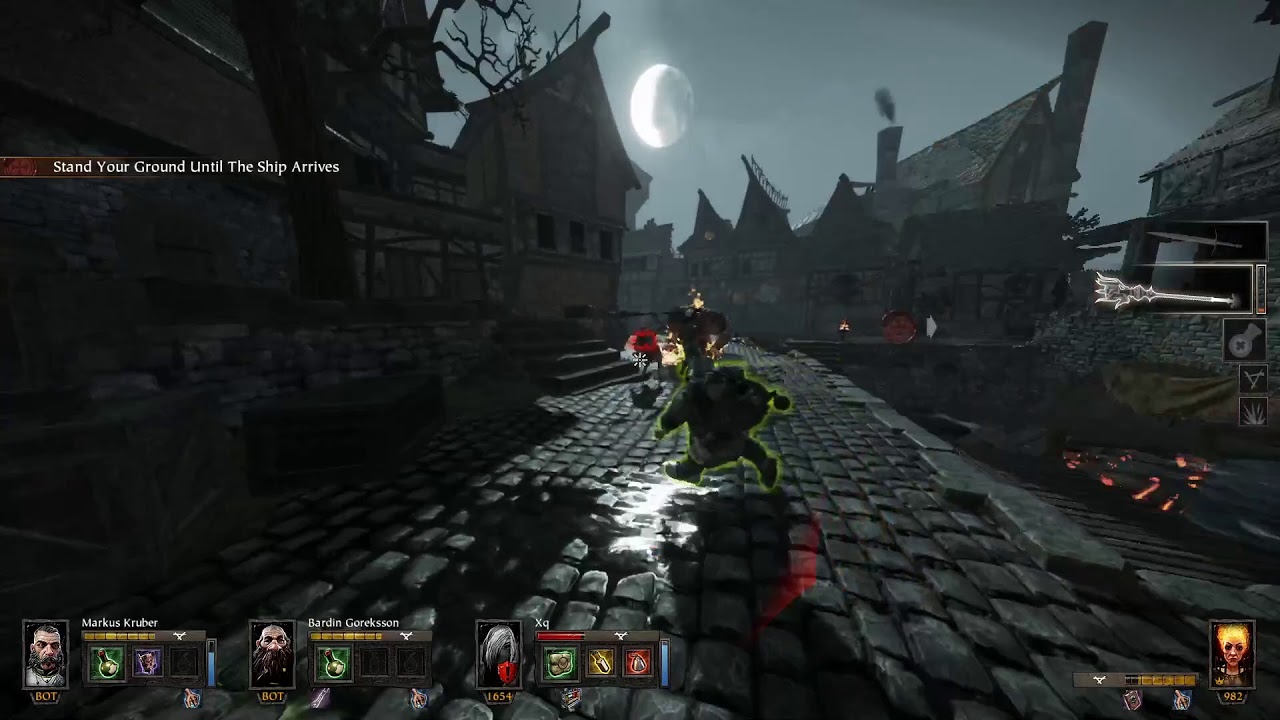 Vermintide Waterfront Cataclysm w/ 2 Grimoires Test (Sienna Sword