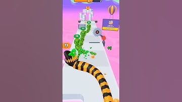 Fun Snake Run Race TRAP GAMING  #shorts #snakegame #snakerun #fyp #snakegame #trapgaming