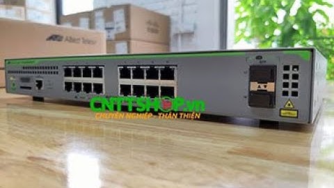 Hướng dẫn cấu hình cơ bản Allied Telesis Switch