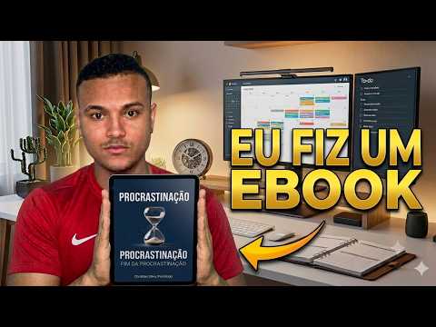 PORQUE DECIDI CRIAR UM EBOOK SOBRE PROCRASTINAÇÃO 📚 #procrastinação #desenvolvimentopessoal