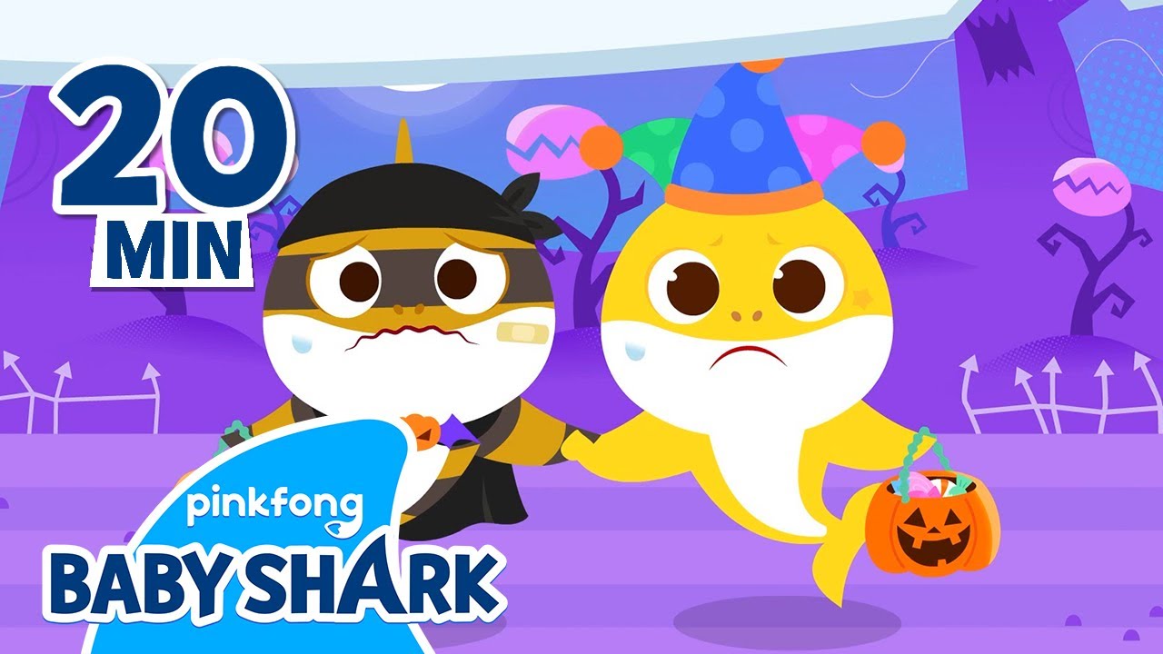 [BEST🎶] Halloween Sing Along with Baby Shark Family! | +Compilation | Baby Shark Official