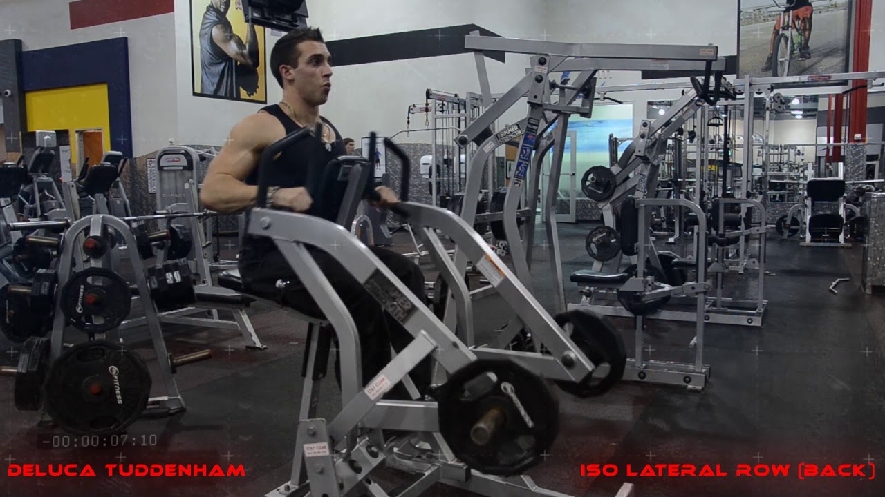 Iso Lateral Row For Back by DELUCA TUDDENHAM YouTube