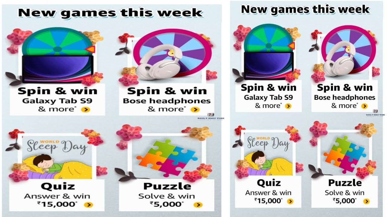 Amazon Funzone New Games this Week Quiz Answers Today |8 March 2024 ...