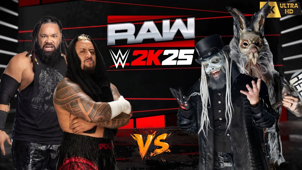 WWE 2K25 - The Bloodline vs The Wyatt Sicks || WWE RAW Tag Team Match || PC™ Gameplay [4K60]