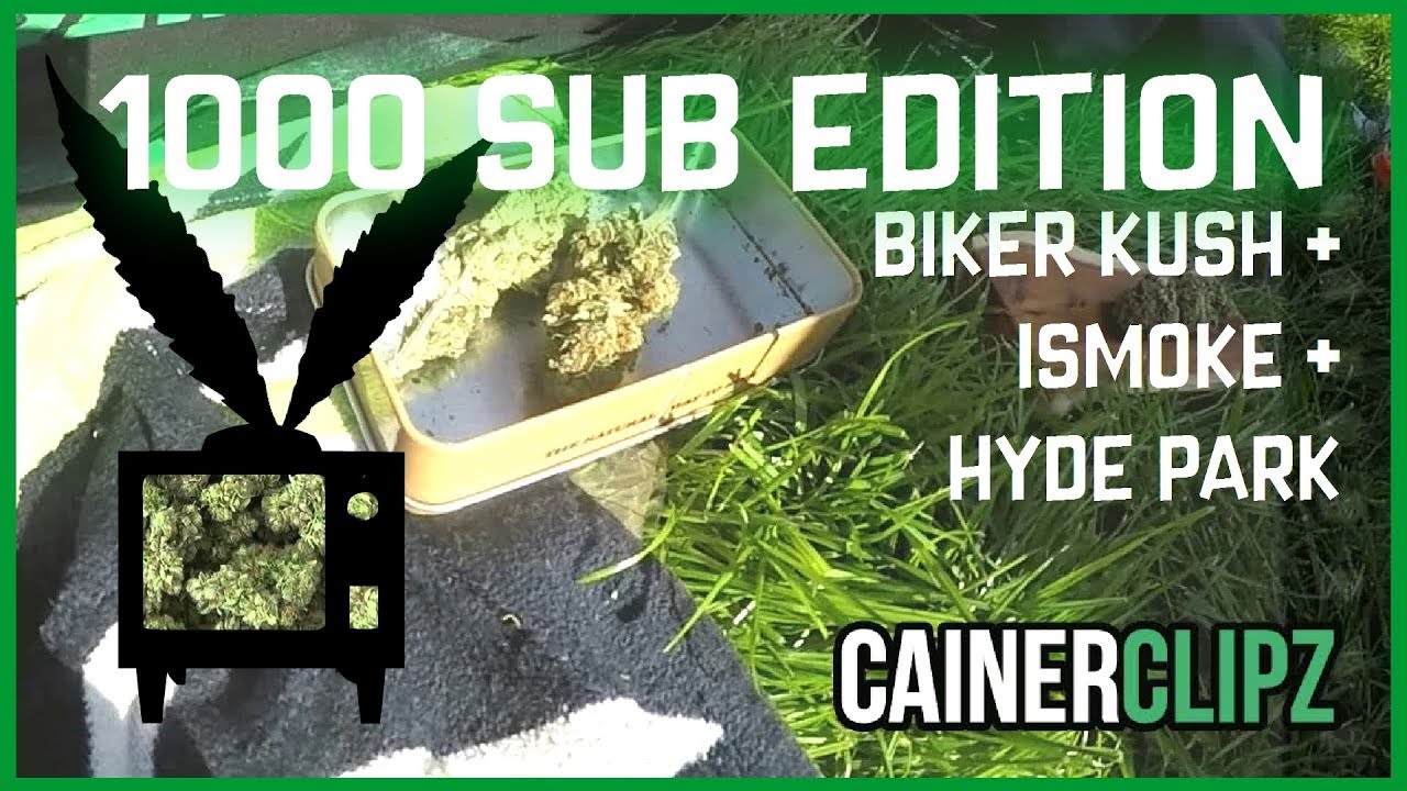 Smoking Biker Kush With Tyler Green (ISMOKE) @ Hyde Park 420 2018 (CAINER CLIPZ)