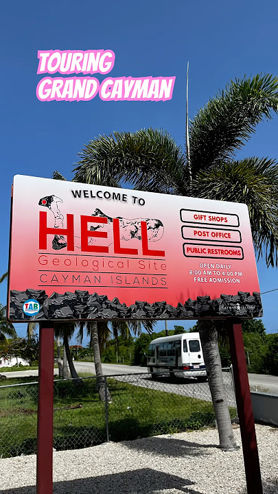 Welcome to Hell!! Touring Grand Cayman #tourist #caribbean #msc