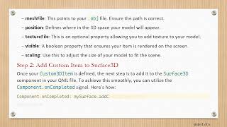 Adding a Wavefront .obj File to Surface3D in QML