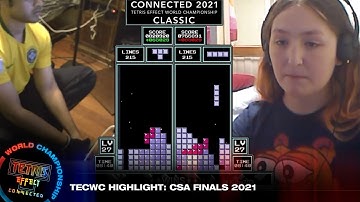 TECWC 2021 Highlight - Clutch Classic Tetris Play at TECWC! | Tetris Effect: Connected