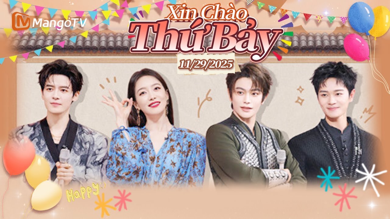 [VIET SUB] Tống Thiến、Đinh Vũ Hề thử thách bắn cung ôm từ phía sau | Xin Chào Thứ 7-29.11.2025