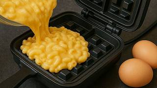 Şu Anda Waffle Makinesine Makarna Ve Yumurta Koydum Herkes Şokta 5 Dakikada Kahvaltı.