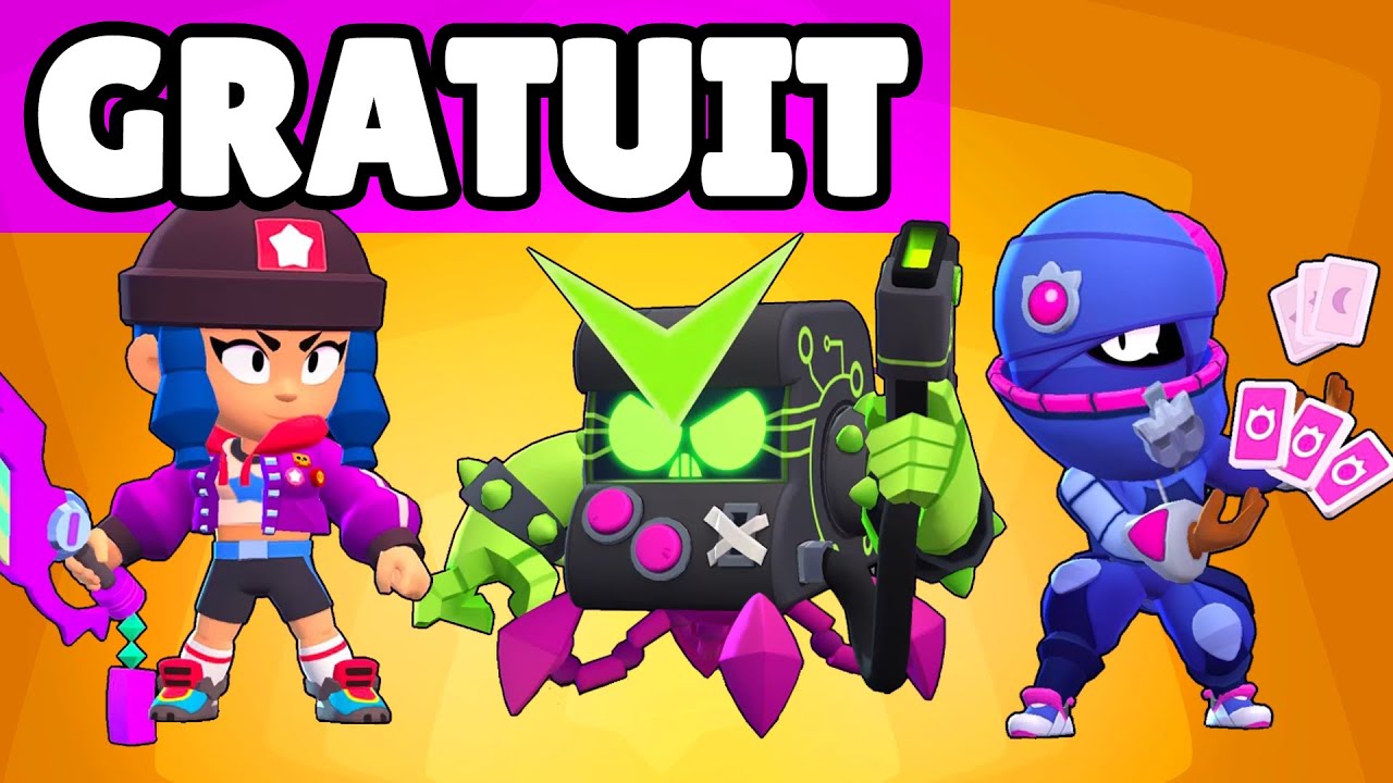 BRAWL STARS LIVE GIVEAWAY SKIN, GAMEPLAY NOUVEAUX SKINS ...