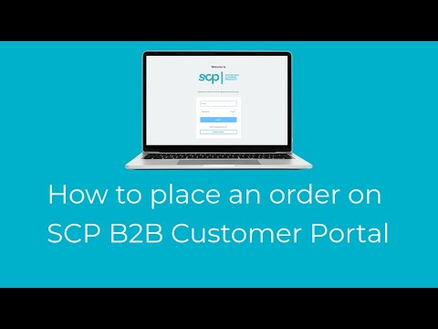 Specialised Cleaning Products - How to place an order at the B2B Portal
