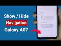 How to Hide Navigation Bar in Samsung A07