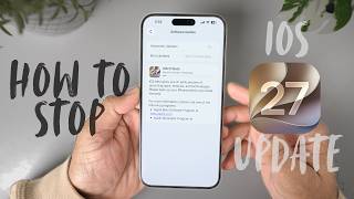 How to Cancel and Delete iOS 27 Beta Update