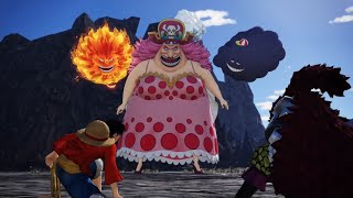 Luffy \& Eustass Kid vs Big Mom \& Kaido (intro level) | One Piece Pirate Warriors 4 (PS4 PRO)